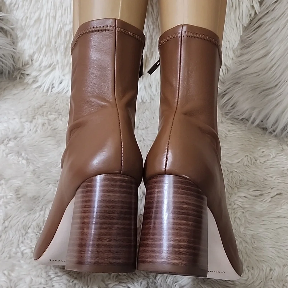 Loeffler Randall Brown Ankle Boots - Picture 4 of 12
